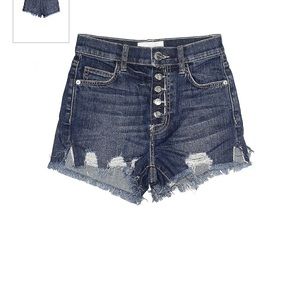 NWOT Current Elliot distressed denim shorts